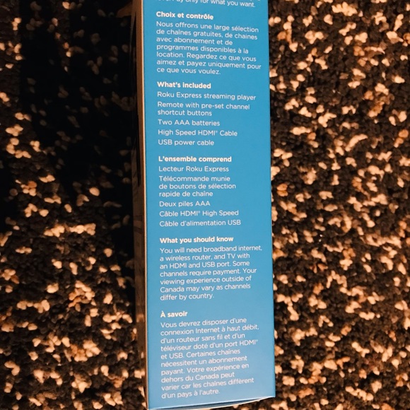 Roku Express HD w Roku streaming player,Remote,HDMI cable & more - Picture 4 of 6
